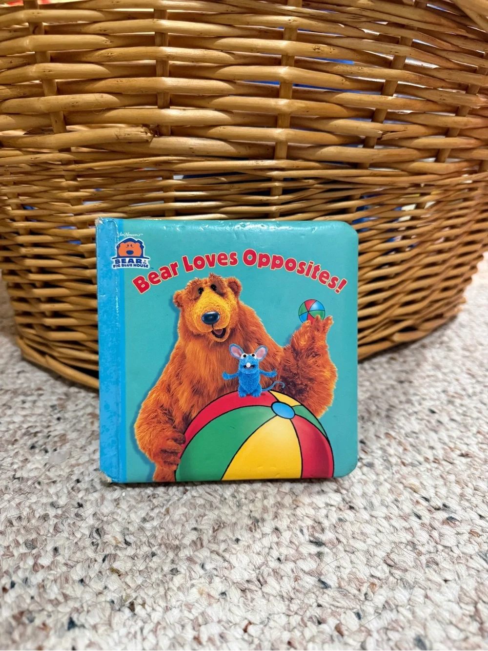 Bear Loves Opposites! Board Book - bear in the big blue house - Picture 1 of 7